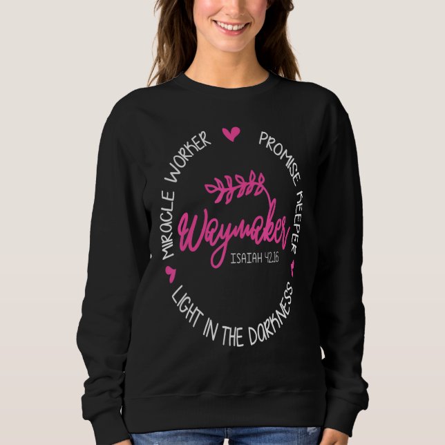Camiseta Waymaker Miracle Worker Promise Keeper Isaiah 4216 (Frente)