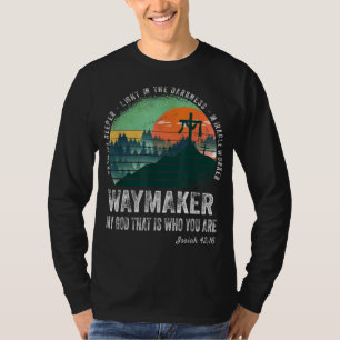 Camiseta Waymaker Miracle Worker Promise Keeper Jesus