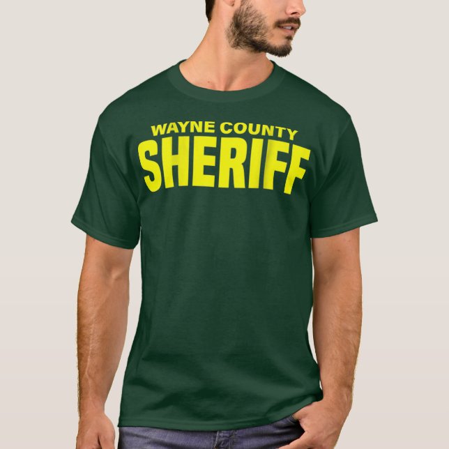 Camiseta Wayne County Michigan Sheriff - Deputados Uniform (Frente)