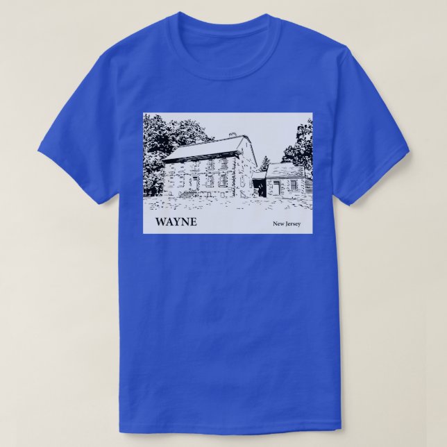 Camiseta Wayne New Jersey 2 (Frente do Design)