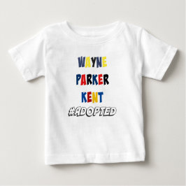 Camiseta Wayne, Parker, Kent #Adopted a adopção dos