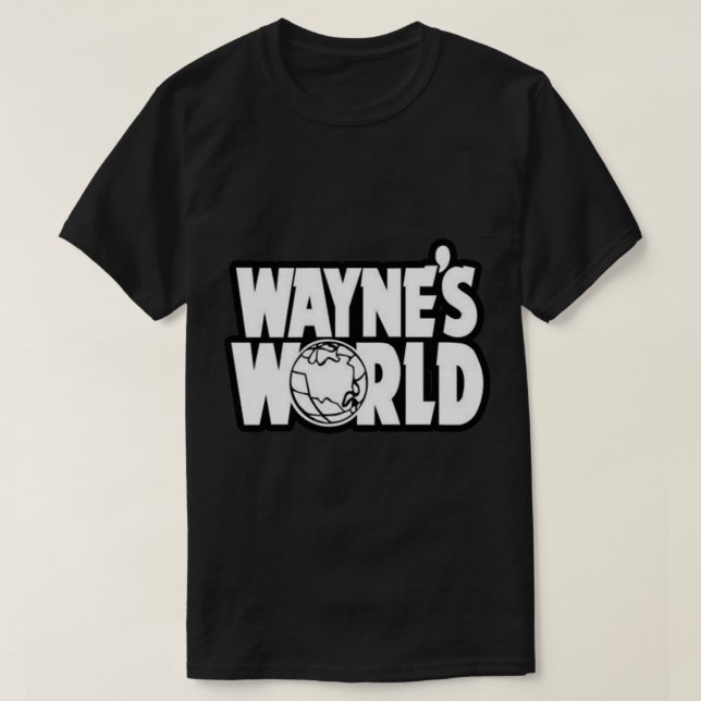 Camiseta Wayne&x27;s World Sticker (Frente do Design)
