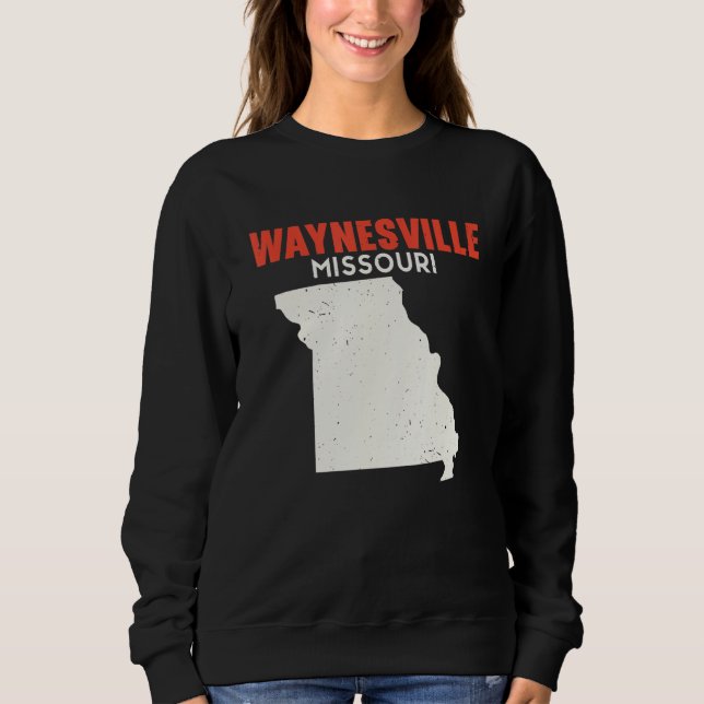 Camiseta Waynesville Missouri USA State America Travel Miss (Frente)