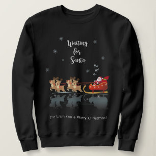 Camiseta Wayting para o papai noel Ho! Ho! Ho! XMAS do