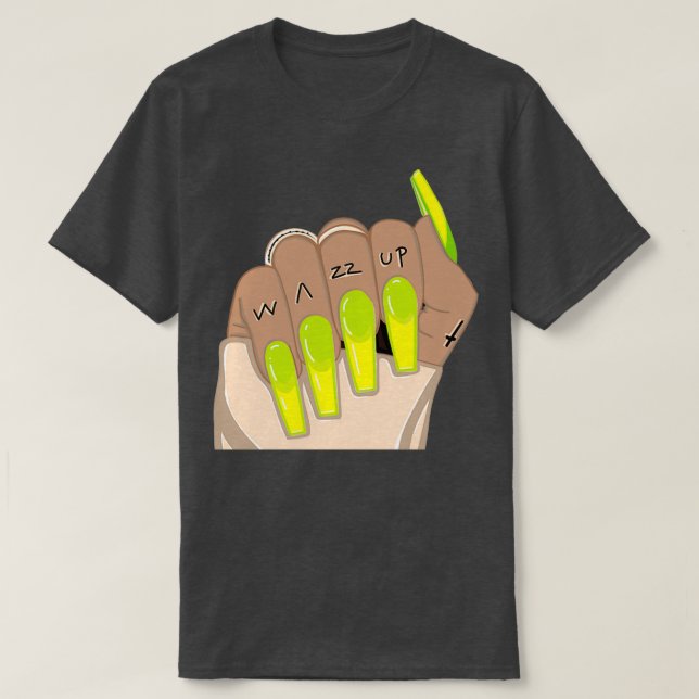 Camiseta Wazzup Nails (Frente do Design)