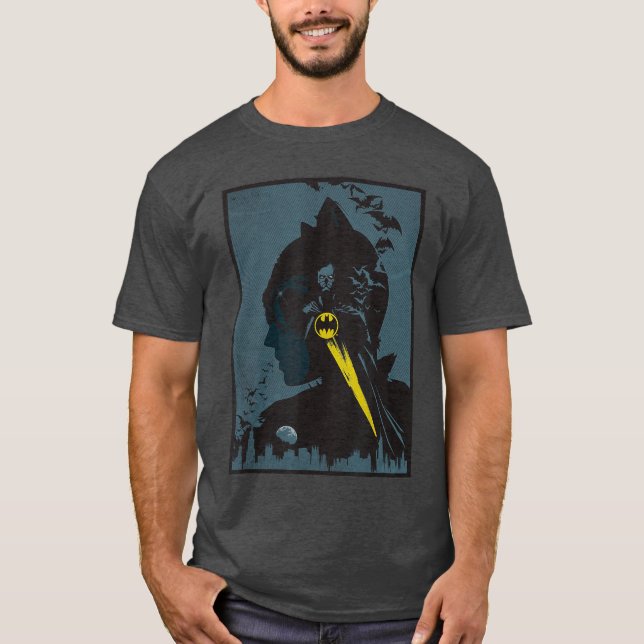 Camiseta WB100 DC Comics Batman Clássico Mulher-Gato Horizo (Frente)