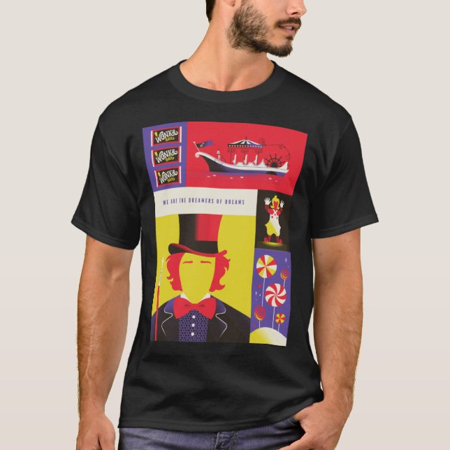 Camiseta WB100 Willy Wonka E A Fábrica De Chocolate (Frente)