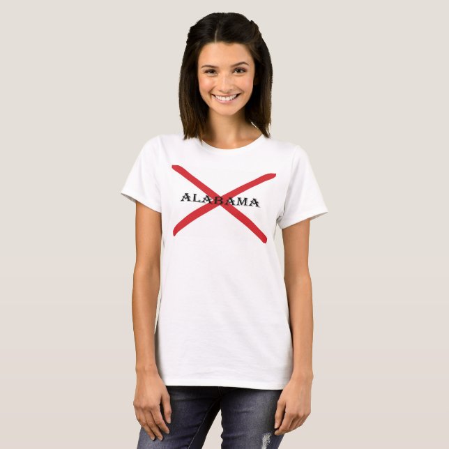Camiseta Wcnt Alabama e Flag (Frente Completa)