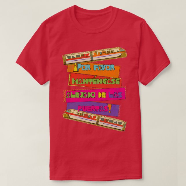 Camiseta WDW spanish Monorail (Frente do Design)