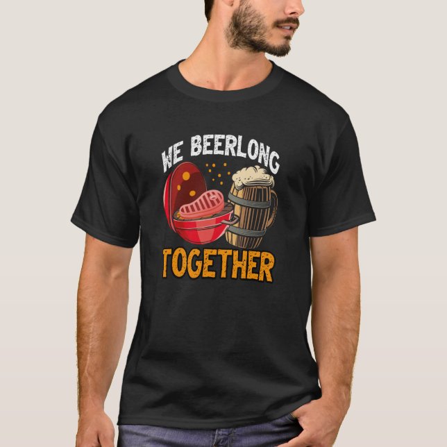 Camiseta We Beerlong Together Smoker Grill Barbecue Meat Gr (Frente)