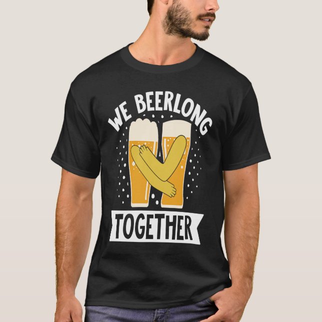 Camiseta We Beerlong Together Smoker Grill Barbecue Meat Gr (Frente)