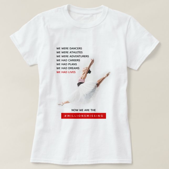 Camiseta We Had Lives Myalgic Encephalomyelitis Awareness (Frente do Design)