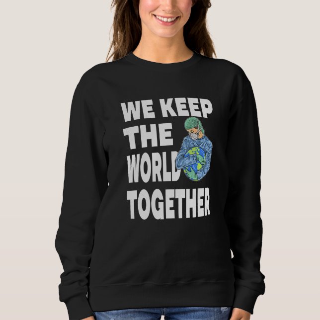 Camiseta We Keep The World Together for a Caregiver (Frente)