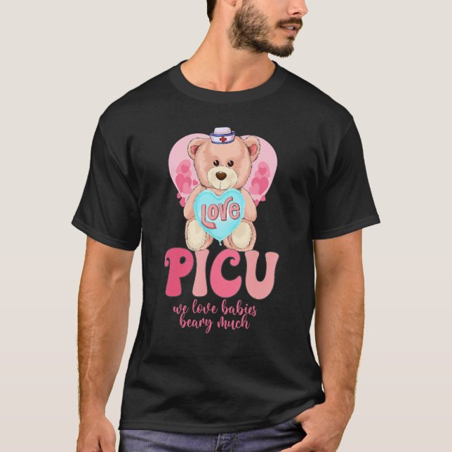 Camiseta We Love Babies Beary Much Funny Valentines Day PIC (Frente)