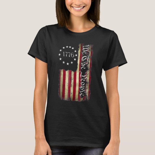 Camiseta We The People American History 1776 Independence D (Frente)