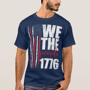 Camiseta We The Pessoas 1776 American Independence USA 4th