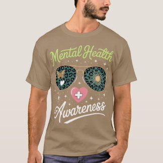 Camiseta We Wear I Wear Green Mental Health Awareness Month