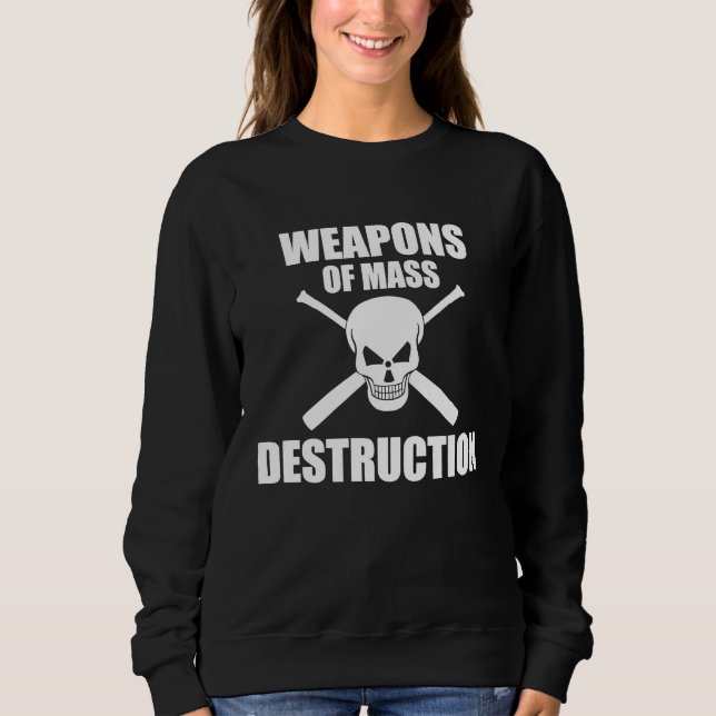 Camiseta Weapons of Mass Destruction  Baseball and Softball (Frente)