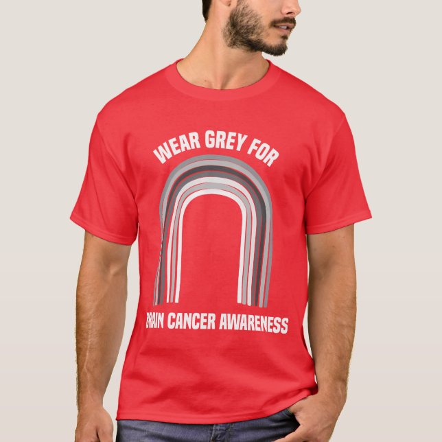 Camiseta Wear Grey For Brain Cancer Awareness Brain C gift (Frente)