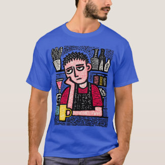 Camiseta Weary Barista at Dusk friend