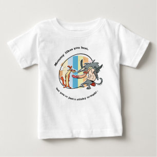 Camiseta Weasel & Baboon "A Mamãe gosta mais de você"