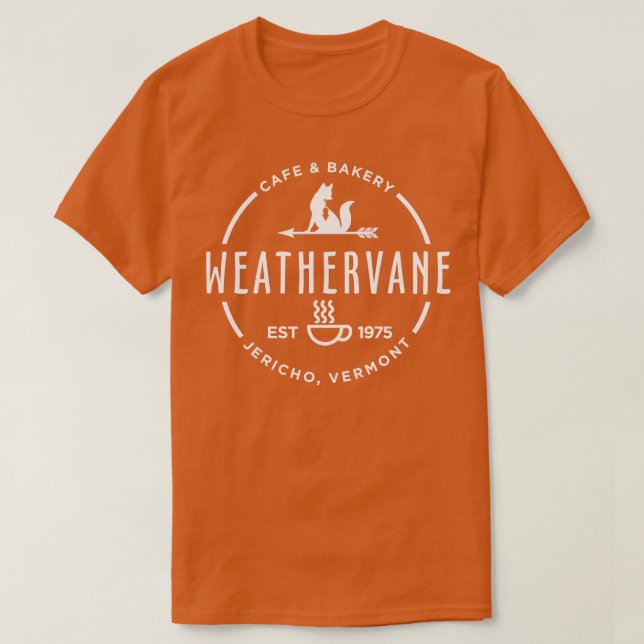 Camiseta Weathervane Cafe Bakery (Frente do Design)