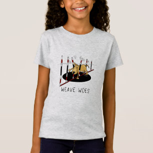 Camiseta Weave Woes - agilidade engraçada, golpes de cão 
