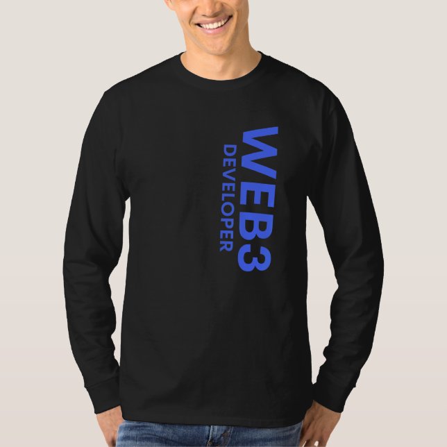 Camiseta Web3 Desenvolvedor Criptomoeda Descentralizada Web (Frente)
