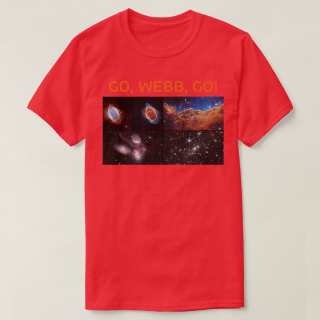 Camiseta Webb's First Images NASA James Webb Space Telescop (Frente do Design)