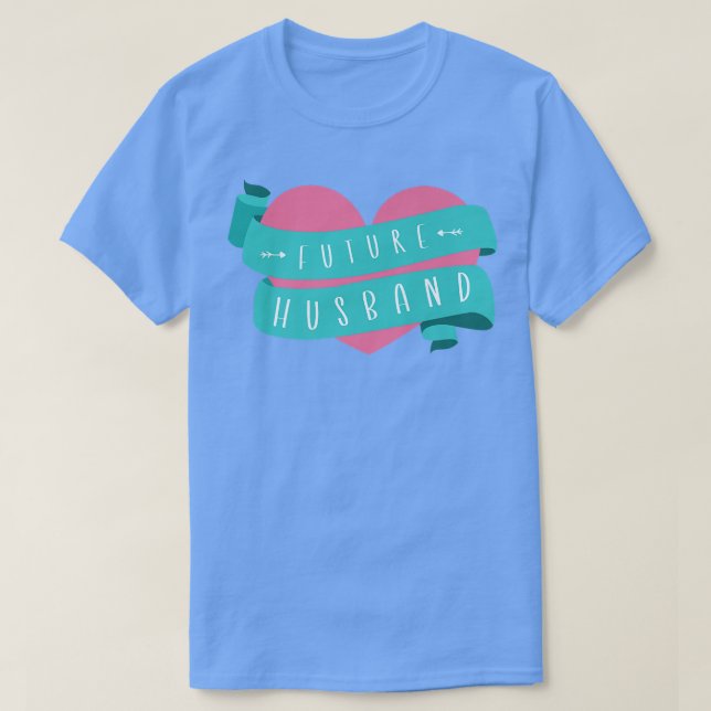 Camiseta Wedding Announcement  Husband To Be  Future Husban (Frente do Design)