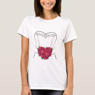 Camiseta Wedding Dress T Shirt, Simple Marriage Bridal Show