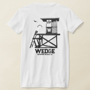 Camiseta Wedge Tower (Mulheres) Newport Beach, Ca