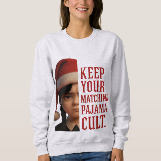 Camiseta Wednesday “Matching Pajama Cult, Christmas 