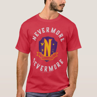 Camiseta Wednesday Season 2 Nevermore 4 Evermore School Emb