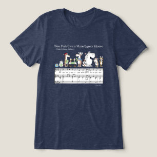 Camiseta WEE FISH EWE A MARE EGRETS MOOSE Sandra Boynton T-