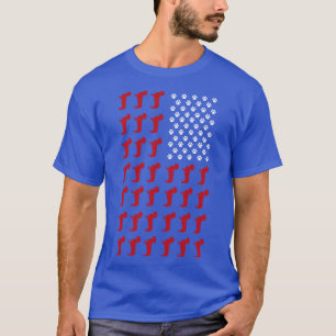 Camiseta Weenie US Flag Dachshund