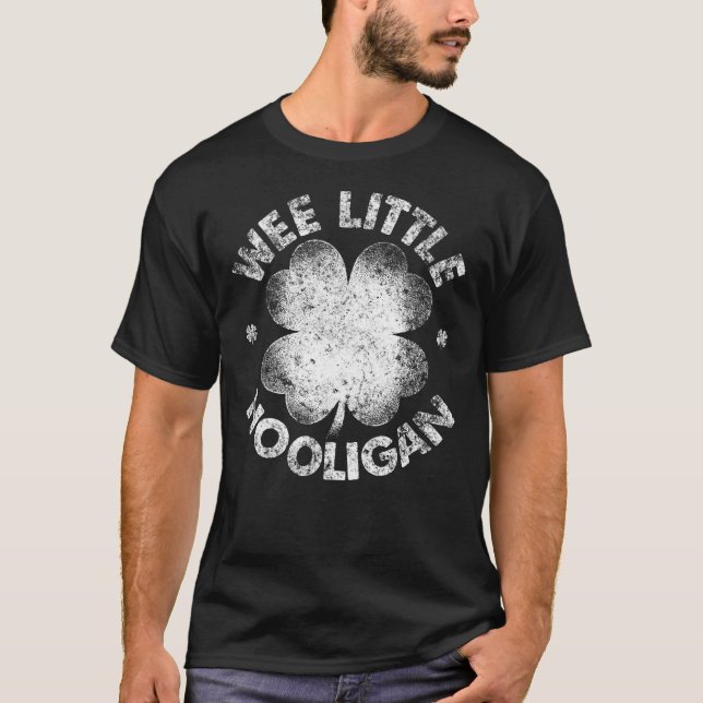 Camiseta Weh Hooligan Shirt Engraçado Dia de São Patrício S (Frente)