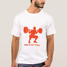 Camiseta Weightlifting Silhouette Action Lifestyle Design