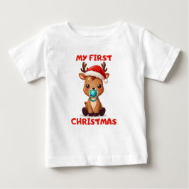 Camiseta Weihnachts Baby Rentier - My first Christmas