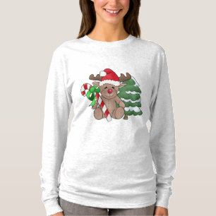 Camiseta Weihnachtselch com barra de açúcar