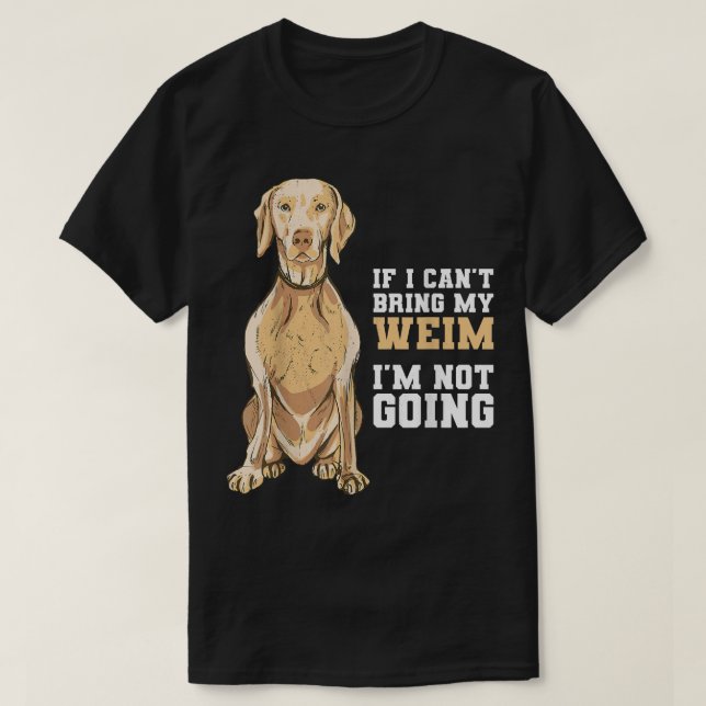 Camiseta Weimaraner  (Frente do Design)