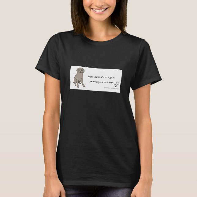 Camiseta weimaraner (Frente)