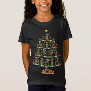Camiseta Weimaraner Dog Lover Xmas Lighting Weimaraner Chri