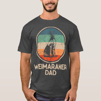 Camiseta Weimaraner Dog Vintage Weimaraner Pai