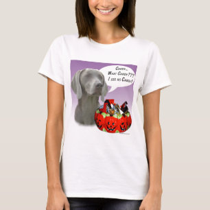 Camiseta Weimaraner Halloween Candy