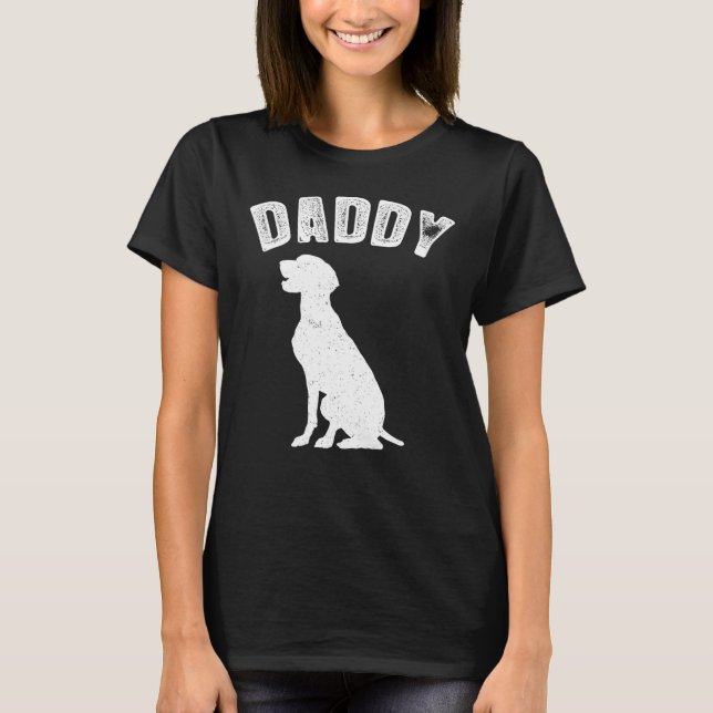 Camiseta Weimeraner Labrador Pai Matching Family T (Frente)