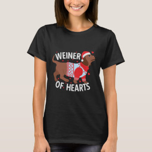 Camiseta Weiner Of Hearts Cute Dachshund Weiner Dog Sausage