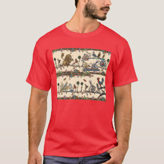 Camiseta WEIRD MEDIEVAL BESTIARY MAKING MUSIC Violinist Lio