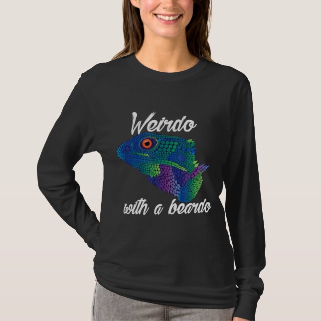 Camiseta Weirdo com um dragão barbudo (Frente)