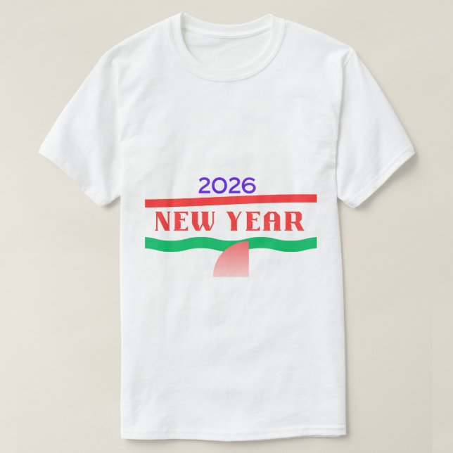 Camiseta Welcome 2026 - Fresh Start New Year Celebration  (Frente do Design)